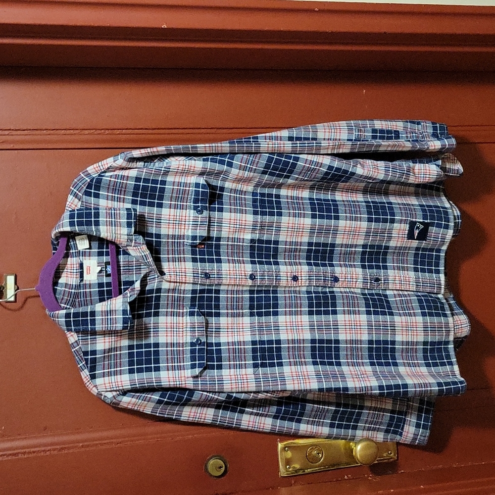 LEVI'S NFL LONG SLEEVE PLAID SHIRT ๐ SIZE 3XL - Picture 7 of 16